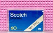 SCOTCH CRYSTAL C-60 BLANK CASSETTE TAPE (1) (SEALED)