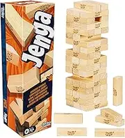Official Hasbro Jenga Game (2025) | More Ways to Play with Free Web App (Not Req.) | Wood Block Stacking Tower Party Games | Ages 6+ | 1+ Players