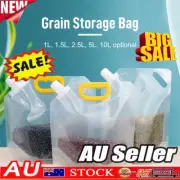 Grain Moisture-proof Sealed Bag, Transparent Grain Storage Suction Bags 10PCS NV