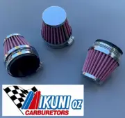 POD Filter (Set of 3) Mikuni RS Carbs and others with 54 thru 56mm Inlet Spigot