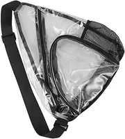 [OATIPHO] Pvc Waterproof Chest Bag for Men Women Shoulder Sling Bag Large Capacity for Pens Keys Wallet