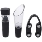 4 Pcs Red Wine Opener Bottle Opener Corkscrews With Vacuum Stopper Wine PoYUGJ~