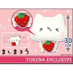 【TOREBA】30CM 棉花糖小白 草莓大福 日本 正版 景品