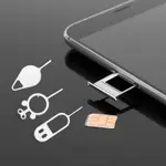 SIM 卡拆卸工具開針器彈出器適用於三星小米智能手機 SIMCARD TRAY PIN SIM CARD TRAY 拆卸