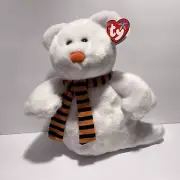 Ty Beanie Buddy QUIVERS the Ghost Bear Ty Vintage Stuffed Animal Plush Toy