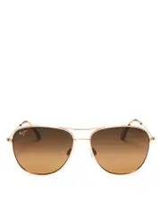 Maui Jim Cliff House Polarized Brow Bar Aviator Sunglasses, 59mm