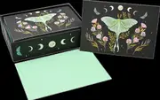Peter Pauper Press Boxed Blank Note Cards - Luna Moth 343857