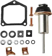 Starter Solenoid Rebuild Repair kit w/Plunger Spring Contact Compatible with Harley Big Twins 1991-2006 Dyna Electra Glide Fatboy Heritage Softail Springer Road King & Sportster 1981/up
