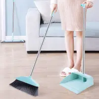 在飛比找松果購物優惠-【超值款！梳齒設計】 掃除用具 站立式掃把 家用掃把 掃把畚