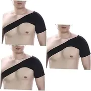 FOMIYES Pcs Shoulder Strap Lightweight Comfortable Shoulder Support for Day Wear Black