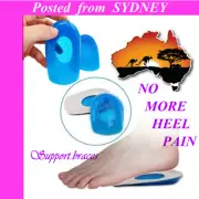 Stop Heel Pain Fast Gel Plantar Fasciitis Heel Cushion Heel Support