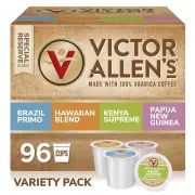 Victor Allen's Coffee Around The World Variety Pack Brazil Primo Kenya Suprem...