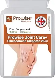 Glucosamine Sulphate 2KCL 1500mg 60 Tablets I High Strength 2 Months Supply I Made in The UK by Prowise Healthcare