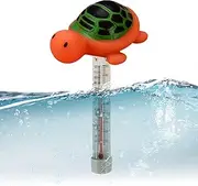 Pool Temperature Gauge Floating - Tub Thermograph,Easy Read Floating Pool Temperature Gauge with String for Spas, Hot Tubs, Ponds