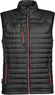 [Stormtech] PFV-2 Men's Gravity Thermal Bodywarmer - Black/True RED-M