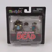 The Walking Dead Mini Mates Action Figures Rick Grimes and One Armed Zombie 2012