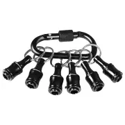 Bit Holder 1/4 Inch Hex Screwdriver Bits Holder Extension Bar Keychain9714