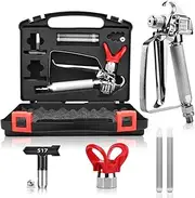[GROGR] Airless Paint Sprayer Gun Kit with Tip Guard & 517 Tips, 3600 PSI, Metal, Handheld, NO Color, Paint Sprayer, 4958140051