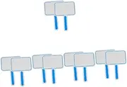 NUOBESTY 5sets Handheld Board Whiteboard Dry Erase Extra Large Classroom Pack Voting Scoreboard 2pcs*5
