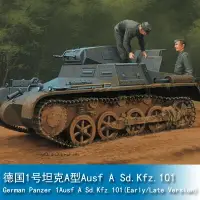 在飛比找樂天市場購物網優惠-小號手HOBBY BOSS 1/35德國1號坦克A型Ausf