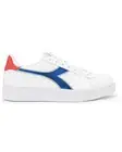 Diadora Shoes Step P Lipstick Trainers Faux Leather White Woman