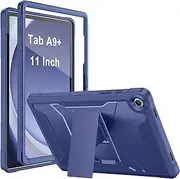 [Soke] Case for Samsung Galaxy Tab A9 Plus 2023, with Built-in Kickstand, Rugged Shockproof Protective Cover for Galaxy Tab A9+ 11 Inch Tablet [SM-X210/X216/X218],Navy