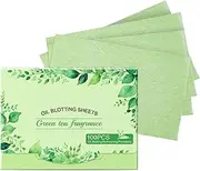 Blotting Papers for Face,100X Oil Absorbing Tissues | Portable Refreshing Shine Control Papers, Makeup-Friendly Pads for Travel Home