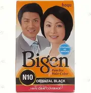 Bigen Powder hair Color N10 Oriental Black