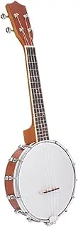 4 String Banjo Set BJ10 Strings Capo Cleaning Polish Cloth Convenient Musical Lovers Maple Rosewood Copper-zinc Alloy Nylon Polyester Cotton