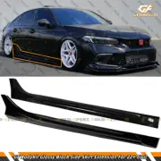 For 2022-25 Honda Civic 11th Gen GF Bodykit V1 Gloss Black Side Skirt Extension (for: Honda Civic)