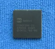CS80C286-25 25Mhz 16Bit 286 Type Microprocessor-CPU PLCC-68 chip