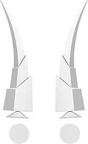 Motorcycle Helmet Horns - Bicycles Ski Helmet Horns Attachment - Stable Modern Style Motorcycle Night Riding Decoration for Skateboarding Scooter Skiing
