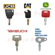 5 Key Master Plant Excavator Dumper Set - BOMAG JCB CAT LUCAS HITACHI TAKEUCHI