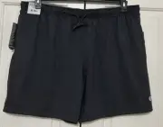 NWT Solaris active size 2XL black athletic studio shorts moisture wicking mens