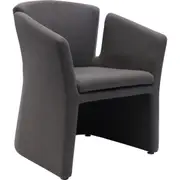 Rapidline Clover Tub Chair W680 x D550 x H795mm Charcoal