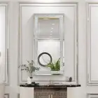 Large Wall Mirror HD Full Length Mirror Art Decor Hangs Horizontal & Vertical