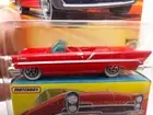 1957 LINCOLN PREMIERE CONVERTIBLE 2005 MATCHBOX SUPERFAST 75 1:64 DIE-CAST
