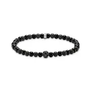 Buy Talisman Bracelet with Obsidian Matte by Thomas Sabo online - THOMAS SABO Australia