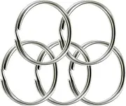 Lucky Line 3" Nickel Plated Split Ring; 25 per Box (79100)