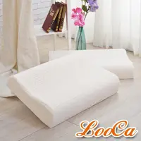 在飛比找momo購物網優惠-【LooCa】特大型-頂級HT工學型乳膠枕(2入)