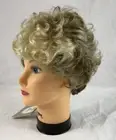 Rene of Paris HEAVENLY Short Curly Modacrylic SMALL CAP WIG Blonde/Ash Blonde