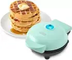 DASH Mini Waffle Maker 4” Waffle Mold Nonstick Quick Heat-Up Teal Brand New