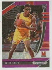 2020-21 Jalen Smith PURPLE WAVE Prizm Draft Picks RC #70 Phoenix Suns
