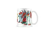Gundam Line Up Mug (White/Red/Blue) (One Size)