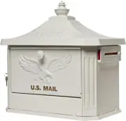 Hamilton Cast Aluminum, Locking, Post Mount Mailbox, Compatibility Code C, HM200