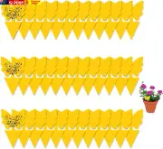 36 Pcs Dual Sided Gnat Trap,Sticky Fly Trap,Insect Catcher Sticky Board for Home
