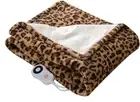 STONECREST Electric Blanket Heated Throw, Reversible Back Sherpa Heating Blanket