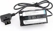 ZBLZGP D-tap NP-F970 Dummy Battery Power for Atomos Shogun Ninja V Inferno Monitor