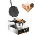Commercial Ice Cream Cone Machine 110V Electric Waffle Makers 1200W Stainless St