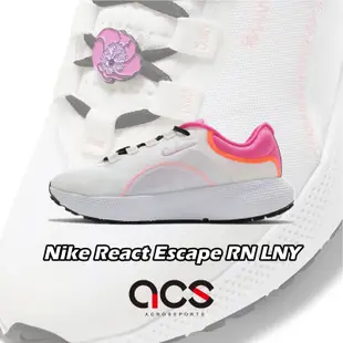 Nike 慢跑鞋 Wmns React Escape RN LNY 新年 白 粉紅 女鞋【ACS】 DD7021-102